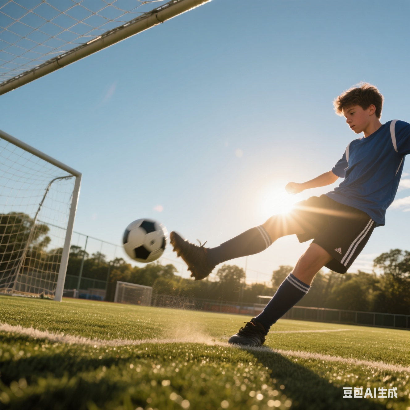 包含热血激情的足球比拼，双方互不相让争夺高处胜利的词条